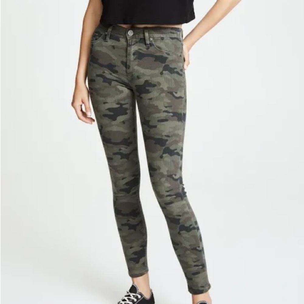 Hudson Jeans Camouflage Pattern